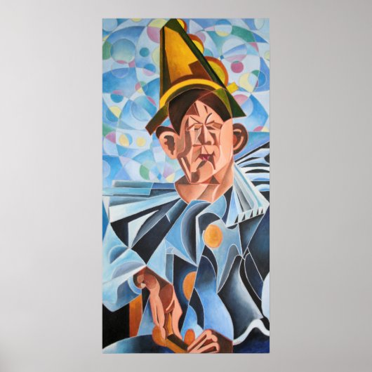 メラニンピエロ幾何学芸術 ポスター (正面)