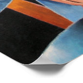 メラニンピエロ幾何学芸術 ポスター (角)