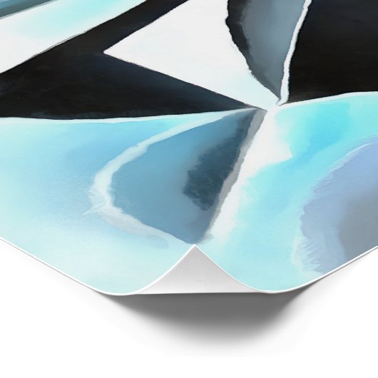 メラニンピエロ幾何学芸術 ポスター (コーナー)