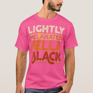 メラニンブラック歴史月淡いメラニン化6月 Tシャツ