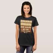 メラニンブラック歴史月間アフリカ伝統メラン Tシャツ (正面フル)