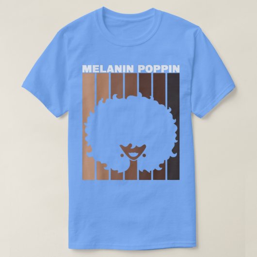 メラニンポピンブラックヒストリ月ヴィンテージプライドA Tシャツ (デザイン正面)