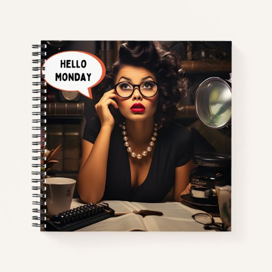 メラニン化のためのタイムレスなヴィンテージエレガンスモダン ノートブック (正面)