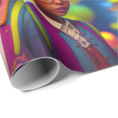 メラニン化MEサボツツインガールズ ラッピングペーパー (ロールコーナー)