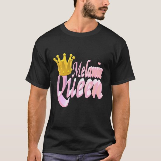 メラニン女王 Tシャツ (正面)