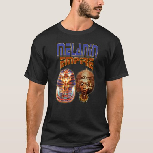 メラニン帝国エジプトの歴史 Tシャツ (正面)