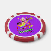 メラニン成長白熱［赤熱］光を放つと ポーカーチップ (シングル)