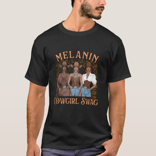 メラニン牛 Tシャツ (正面)