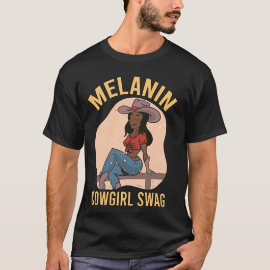 メラニン牛 Tシャツ (正面)