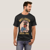 メラニン牛 Tシャツ (正面フル)