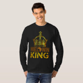 メラニン男性へキングアフリカブラック歴史月間 Tシャツ (正面フル)