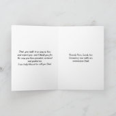 メラニン素晴らしファーザークリスチャンハッピーバースデー カード (内部)