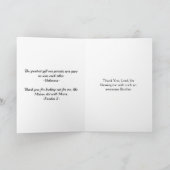 メラニン素晴らしブラザーハッピーバースデー カード (内部)