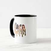 メラニン色 |女性のエンパワーメントのマグカップ マグカップ (正面左)