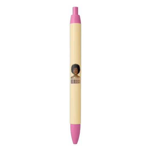 メラニン製Every Shade Slays 黒ボールペン (正面縦)