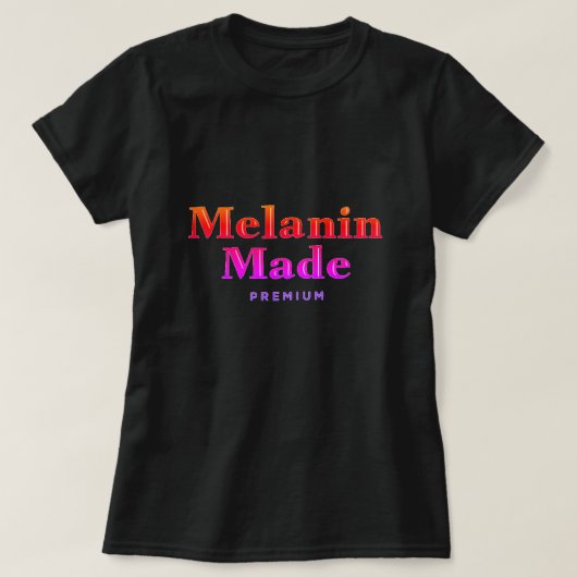 メラニン製Tシャツ Tシャツ (デザイン正面)