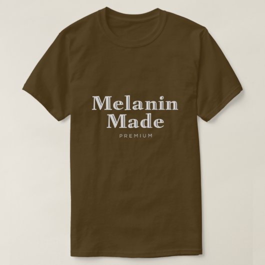 メラニン製Tシャツ Tシャツ (デザイン正面)