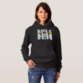 メラニン誇りを持ったアフロブラックヒストマーズメンズウォメンズ パーカ (正面フル)