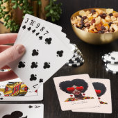 メラニン魔法：ブラッククイーンロッキングハートシェード トランプ (インサイチュ)