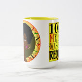 メラニン100 ツートーンマグカップ (中央)