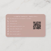 メラニン・アインスパイアフリカ系ネイルアートデザイン 名刺 (裏面)