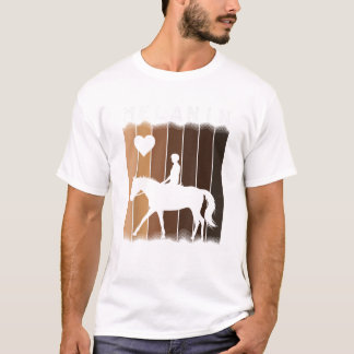 メラニン シェイズ ブラック プライド 男女兼用 馬術 ホー Tシャツ