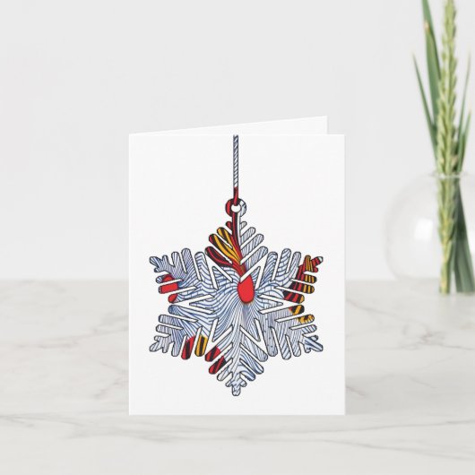 「メラニン」折り紙のホリデーカード シーズンカード (正面)