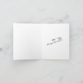 「メラニン」折り紙のホリデーカード シーズンカード (内部)