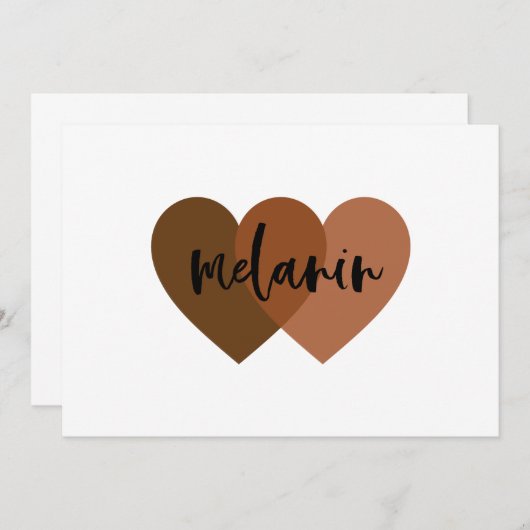 メラニン 招待状 (正面/裏面)