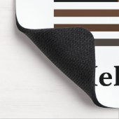 メラニンUSA国旗アフリカ系アメリカ人黒史 マウスパッド (コーナー)