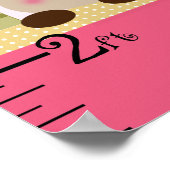 メラニー・モンキーガール保成長チャート8x44で! ポスター (角)