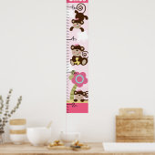 メラニー・モンキーガール保成長チャート8x44で! ポスター (キッチン)