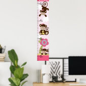 メラニー・モンキーガール保成長チャート8x44で! ポスター (ホームオフィス)