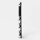 メラノーマの蟹座の黒のリボンの電話箱 Case-Mate iPhoneケース (裏面/左)