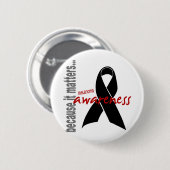 メラノーマの認識度 缶バッジ (正面&裏面)