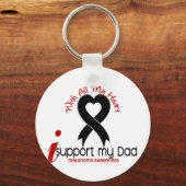 メラノーマIは私のパパを支える キーホルダー (正面)