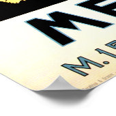 メラバルセシアイタリアホリデーズトラベルヴィンテージ ポスター (角)