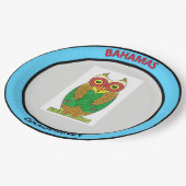 メラミンプレートチッカニーバハマ ペーパープレート (アングル)