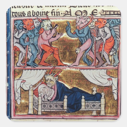 メランの悪魔の評議会 スクエアシール (正面)