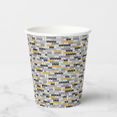 メランゲ編み。 紙コップ (正面)