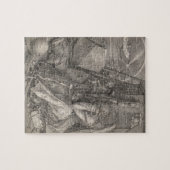 メランコリアI、版木、銅版、版画、アルブレヒト·ドゥラー ジグソーパズル (横)