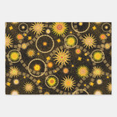 メランジペイズリーティソニア&ケルト・ドラゴン ラッピングペーパーシート (正面3)