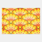 メランジペイズリー色の暴動 ラッピングペーパーシート (正面3)