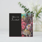 メラissaの庭2, 黒, 白, フューシャ 招待状 (スタンド正面)