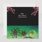 メラissaの庭2, 黒, 白, フューシャ 招待状 (裏面)