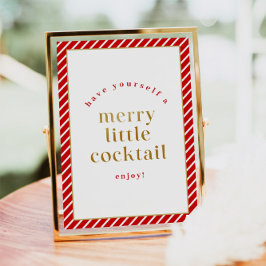 メリが自分でカクテルをメリー少し飲む ポスター