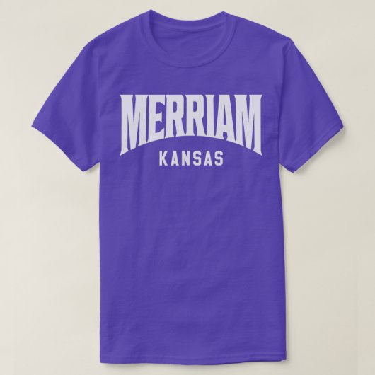 メリアムカンザス Tシャツ (デザイン正面)