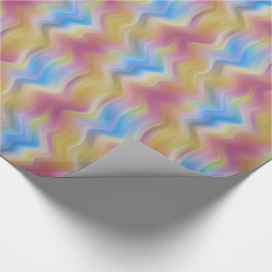 メリウェアウィンディヘイズシックなロマンチック ラッピングペーパー (角)