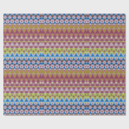 メリウェアフローラヘイズシックストライプロマンチック ラッピングペーパー (フラット)