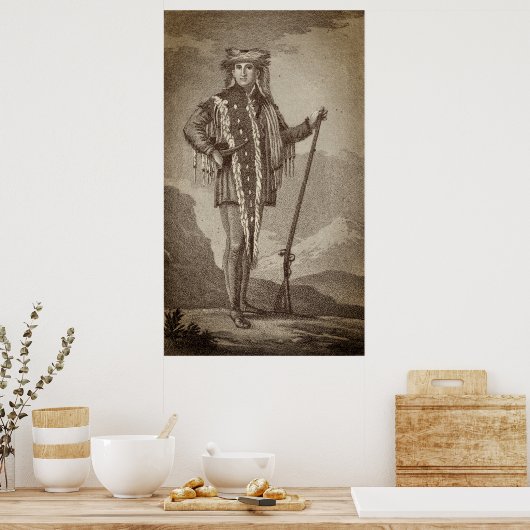 メリウェザールイスインディアンドレス(ショショーネ) ポスター (キッチン)